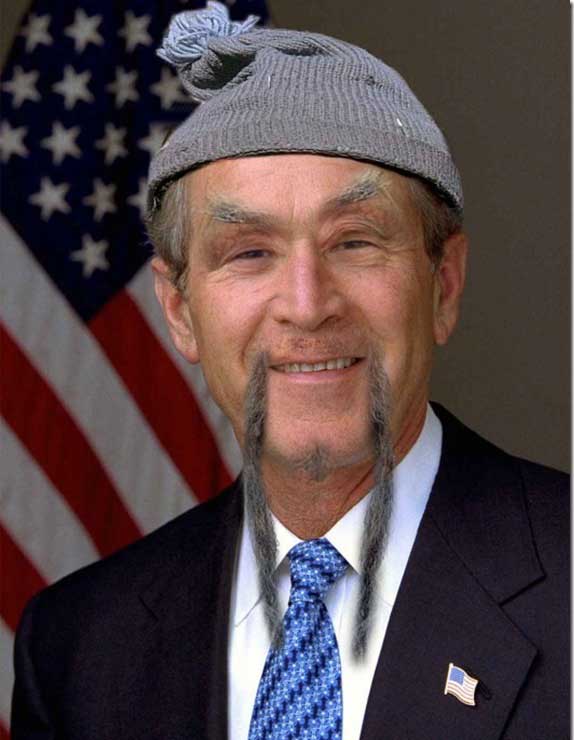 لعبة بهدلة جورج بوش كل واحدة تدخل تبهدلة آخر حاجة لعب مباشر اون لاين